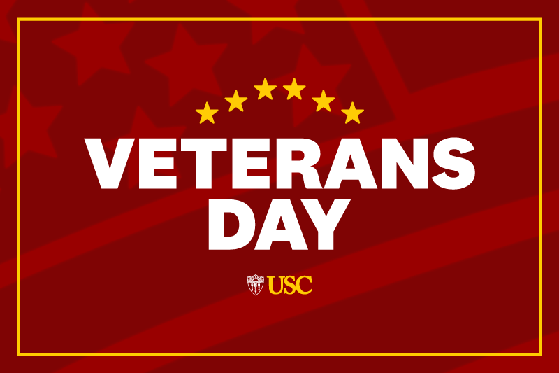 USC Veterans Day flier